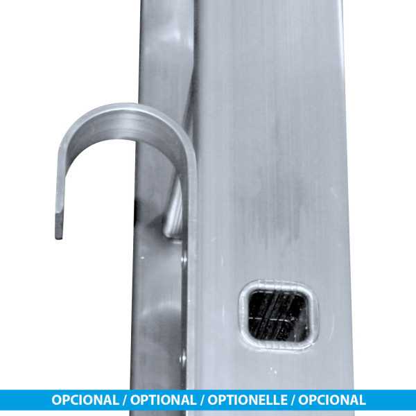 Escalera KTL doble extension manual con base Industrial