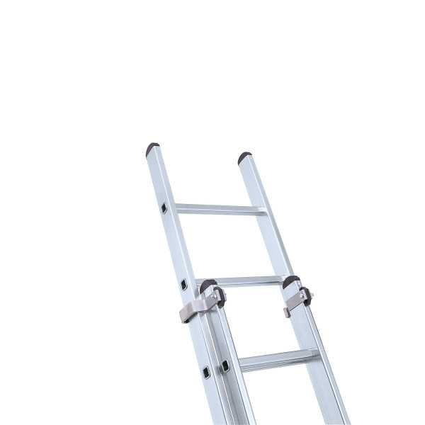 Escalera KTL doble extension mecanica con base Industria