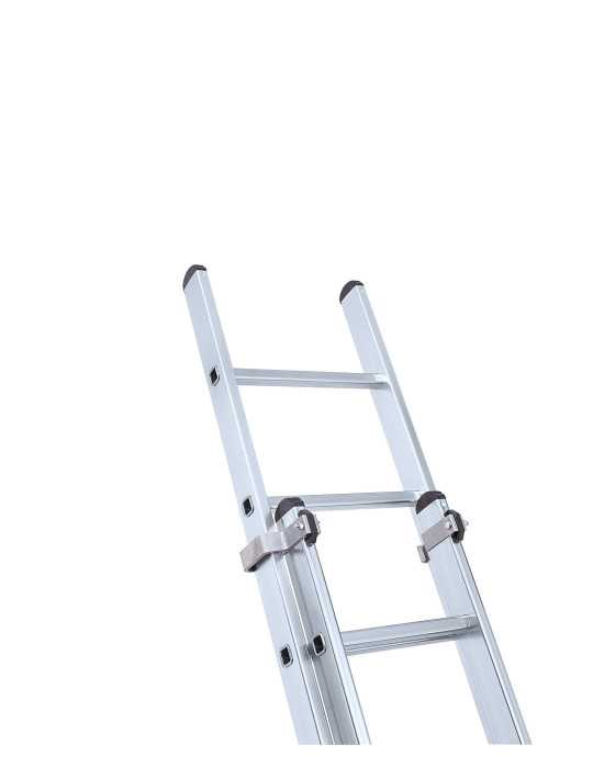 Escalera KTL doble extension mecanica con base Industria