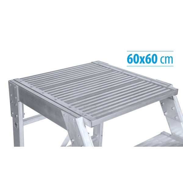 Escalera KTL MAX taburete fijo 45 grados