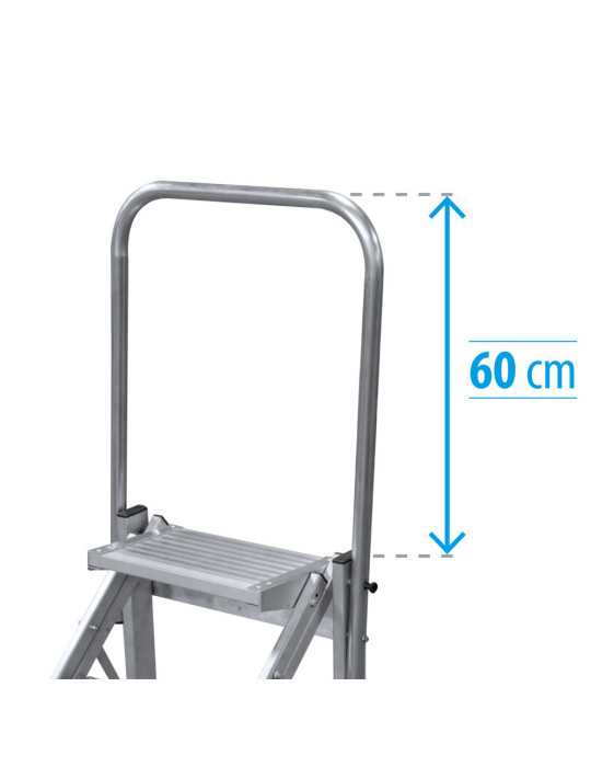 Taburete KTL K-FOLD plegable con barandilla