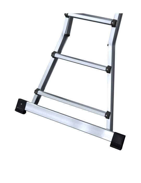 Escalera KTL K1 telescópica multifunción con base