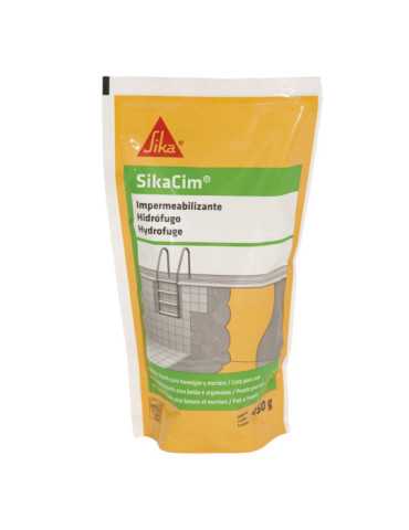 Lote de 16 unidades SikaCim Impermeabilizante 0,45 KG Doypack SIKA