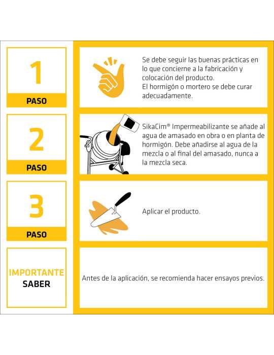 Lote de 16 unidades SikaCim Impermeabilizante 0,45 KG Doypack SIKA
