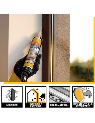 Lote de 6 unidades Sikaflex-11FC Purform gris hormigón 300 ML Unipac SIKA 2