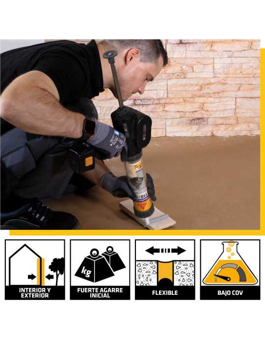 Lote de 4 unidades Sikaflex-118 Extr.Grab blanco 290 ML Cartucho SIKA