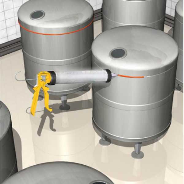 Lote de 3 unidades Sikaflex-117 Metal Force gris claro 290 ML Cartucho SIKA