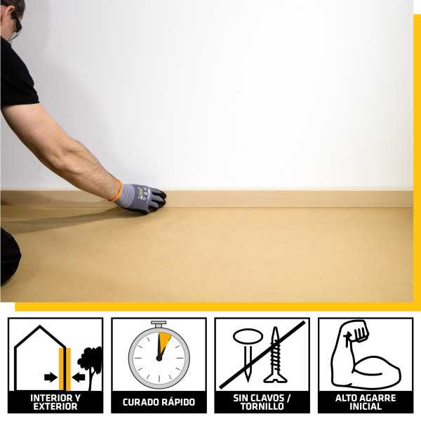 Lote de 3 unidades SikaBond-114 Max Grip 300 ML Cartucho SIKA