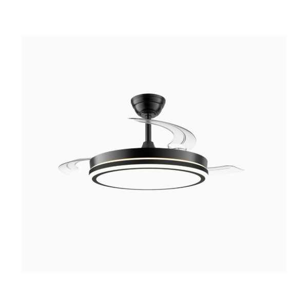 Ventilador Techo Night Evo Dc 60W 3Cct/Dim Negro CRISTALRECORD