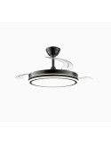 Ventilador Techo Night Evo Dc 60W 3Cct/Dim Negro CRISTALRECORD