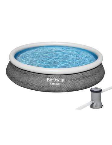 Piscina Autoportante 57313 457X84 C/Depuradora BESTWAY