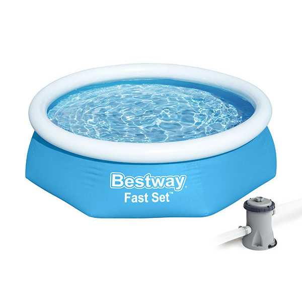 Piscina Autoportante con Depuradora BESTWAY 244Xh61 Cm