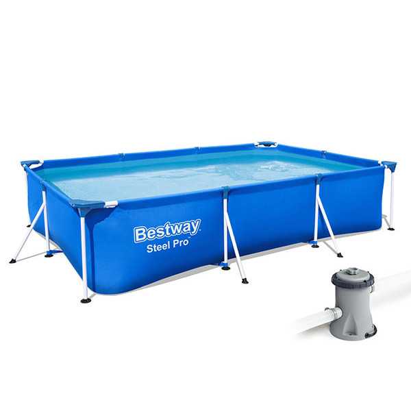 Piscina Estructura Tubo Deluxe 300X201X66 BESTWAY