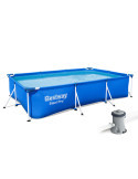 Piscina Estructura Tubo Deluxe 300X201X66 BESTWAY