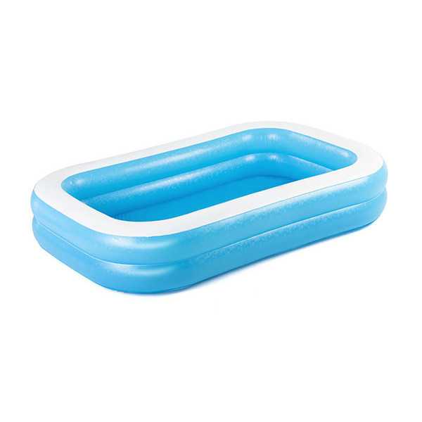 Piscina Hinchable Blue Rectangular Family Pool BESTWAY 262X175X51 6 Años
