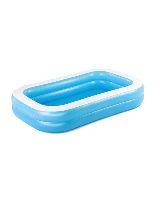 Piscina Hinchable Blue Rectangular Family Pool BESTWAY 262X175X51 6 Años