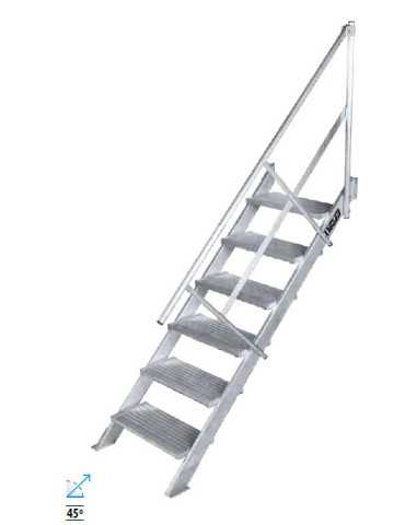 Escalera KTL MAX de acceso 45 grados