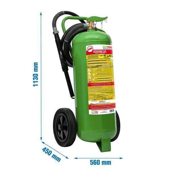 Carro ECOFIRE Fighting EXT0040 Verde 40 L