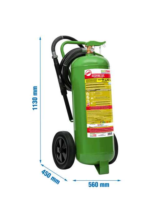 Carro ECOFIRE Fighting EXT0040 Verde 40 L