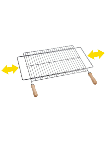 Parrilla extensible SAUVIC 70x40 cincada 2726