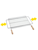 Parrilla extensible SAUVIC 70x40 cincada 2726