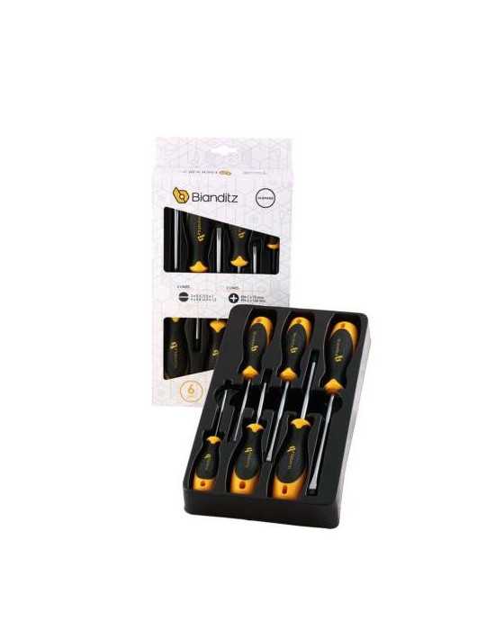 Juego 6 destornilladores pz-recto 230902 BIANDITZ