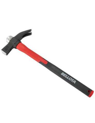 Martillo encofrador mango fibra carbono con iman BELLOTA