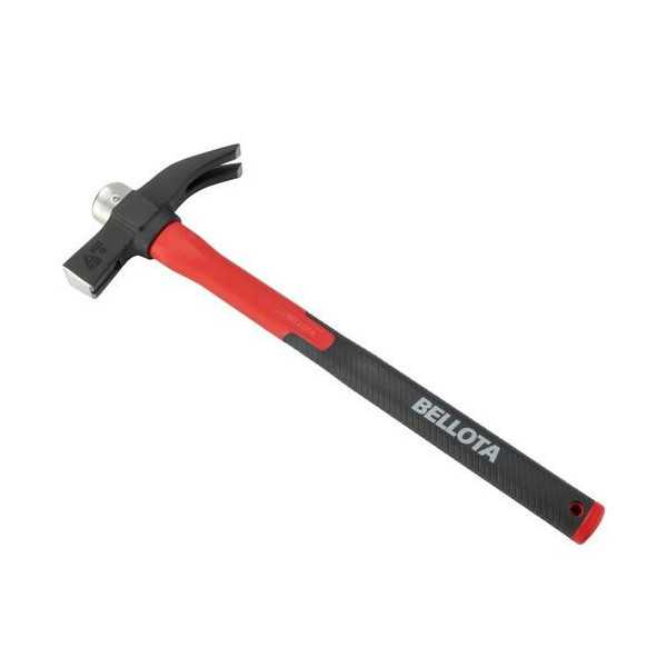 Martillo encofrador mango fibra carbono con iman BELLOTA