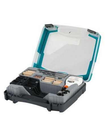Juego espigas con maletin 464500 WOLFCRAFT