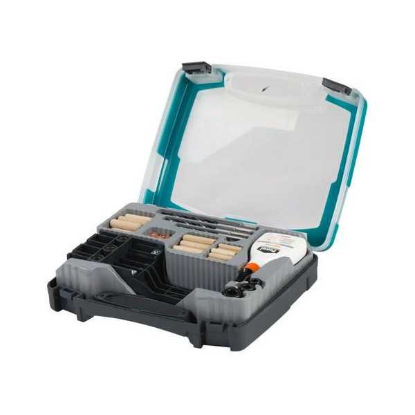 Juego espigas con maletin 464500 WOLFCRAFT