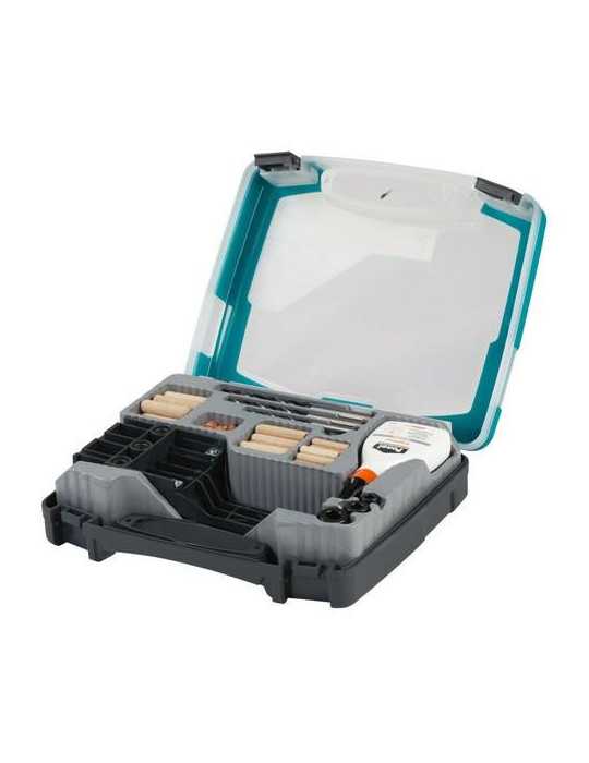 Juego espigas con maletin 464500 WOLFCRAFT