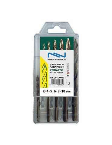 Estuche brocas multi step hss-co 4-5-6-8-10MM NOVATOOLS