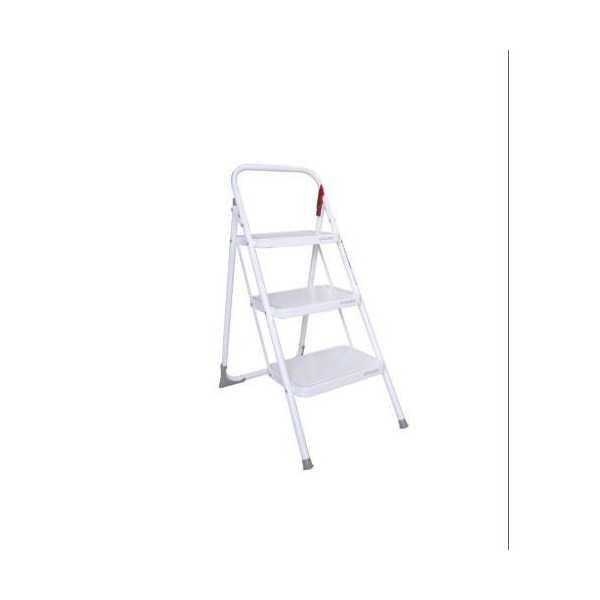 Taburete M/11 une blanco 3 peldaños MET004 ROLSER