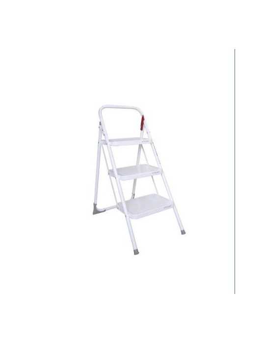 Taburete M/11 une blanco 3 peldaños MET004 ROLSER