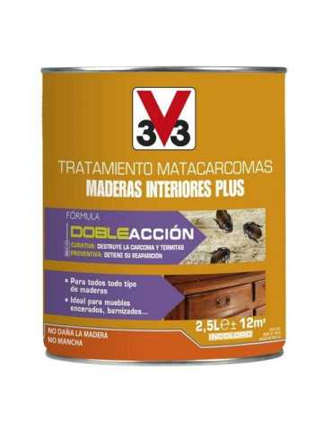 Matacarcomas maderas interior plus 2,5L V33