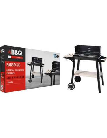 Barbacoa carbon rectangular 540X340X65 KOOPMAN
