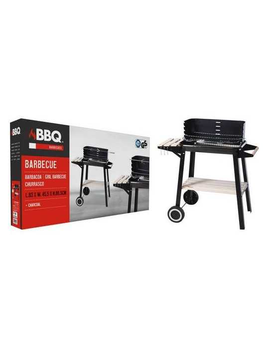 Barbacoa carbon rectangular 540X340X65 KOOPMAN