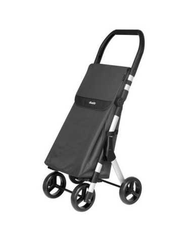 Carro de compra 46L muuvi up 4 ruedas negro PLAY
