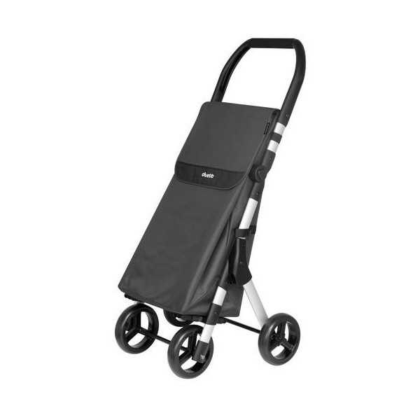 Carro de compra 46L muuvi up 4 ruedas negro PLAY