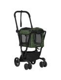 Carro de mascotas plegable 4 ruedas 15KG negro PLAY