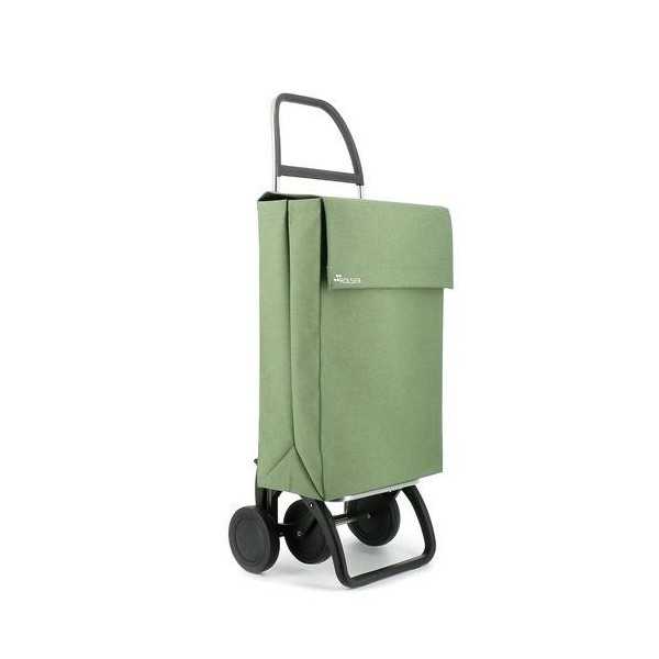 Carro compra jean tweed 4 ruedas verde ROLSER