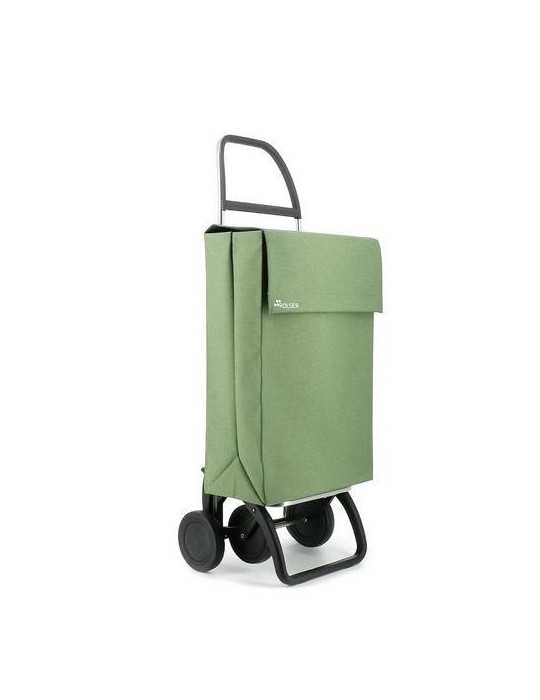 Carro compra jean tweed 4 ruedas verde ROLSER