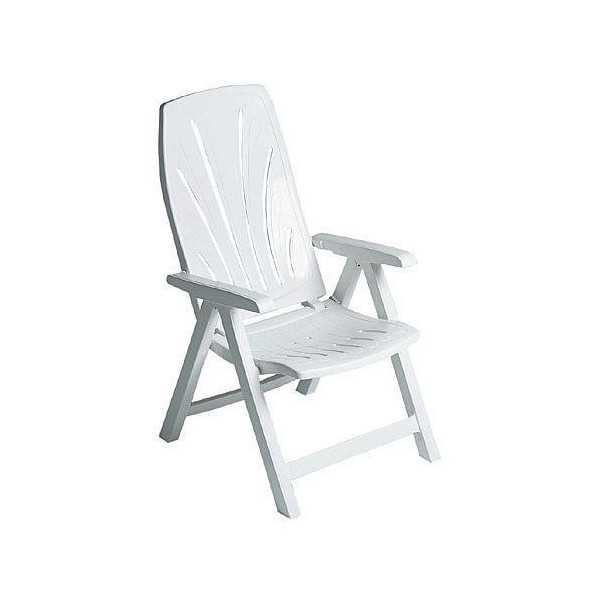 Sillon 4 posiciones blanco 8092092 GARDEN-LIFE