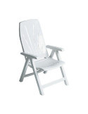 Sillon 4 posiciones blanco 8092092 GARDEN-LIFE