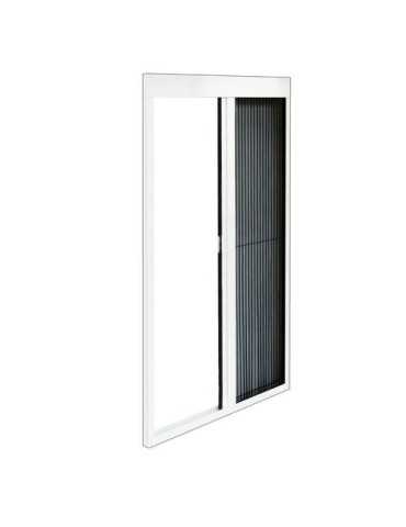 Mosquitera plisada 120X240 aluminio blanca 702670 GLOBAL BOSQ