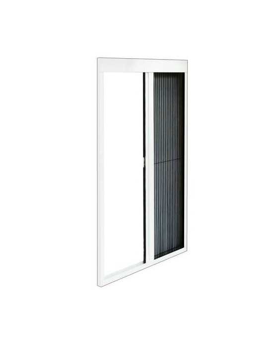 Mosquitera plisada 120X240 aluminio blanca 702670 GLOBAL BOSQ