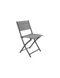 Silla acero plegable cordelia gris/acero CHAIPL184 SIMON