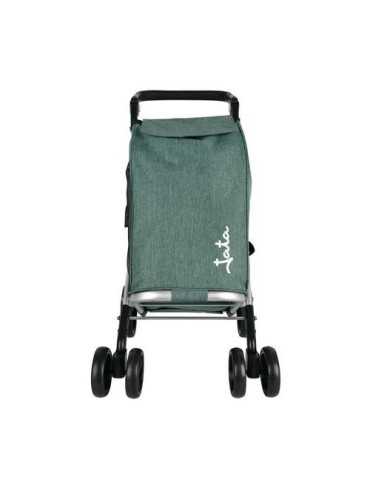 Carro de compra 40L 4 ruedas 45KG verde HCAR2501 JATA