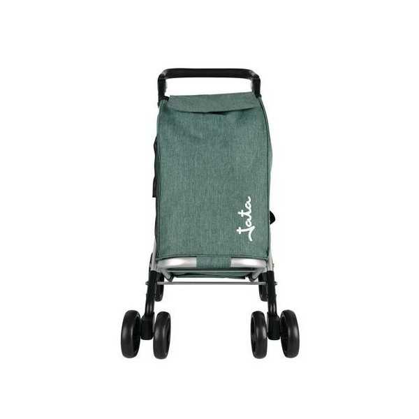 Carro de compra 40L 4 ruedas 45KG verde HCAR2501 JATA
