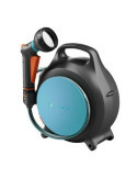 Portamanguera portatil move con 10M + 1.5M de mang GARDENA